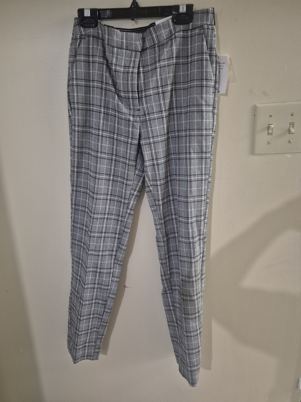 cleo Gray Plaid Size 0 Dress Pants